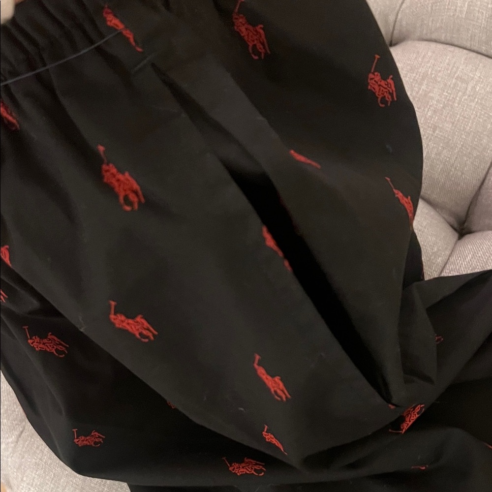 Polo Ralph Lauren Black Pajama Pants with Red Logo Men’s XL - Picture 8 of 8